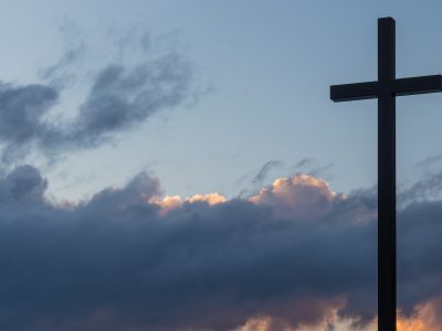 silhouette of cross